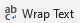 nut lenh wrap text